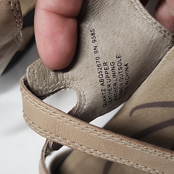 Abeo Bio System Quartz Sandals in natural color sz 9N - Picture 8 of 10